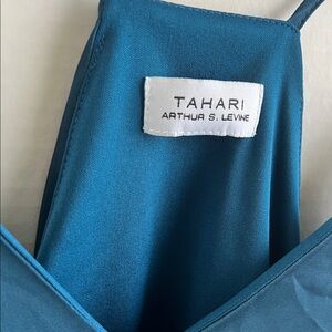 Tahari Teal Sleeveless Dress
